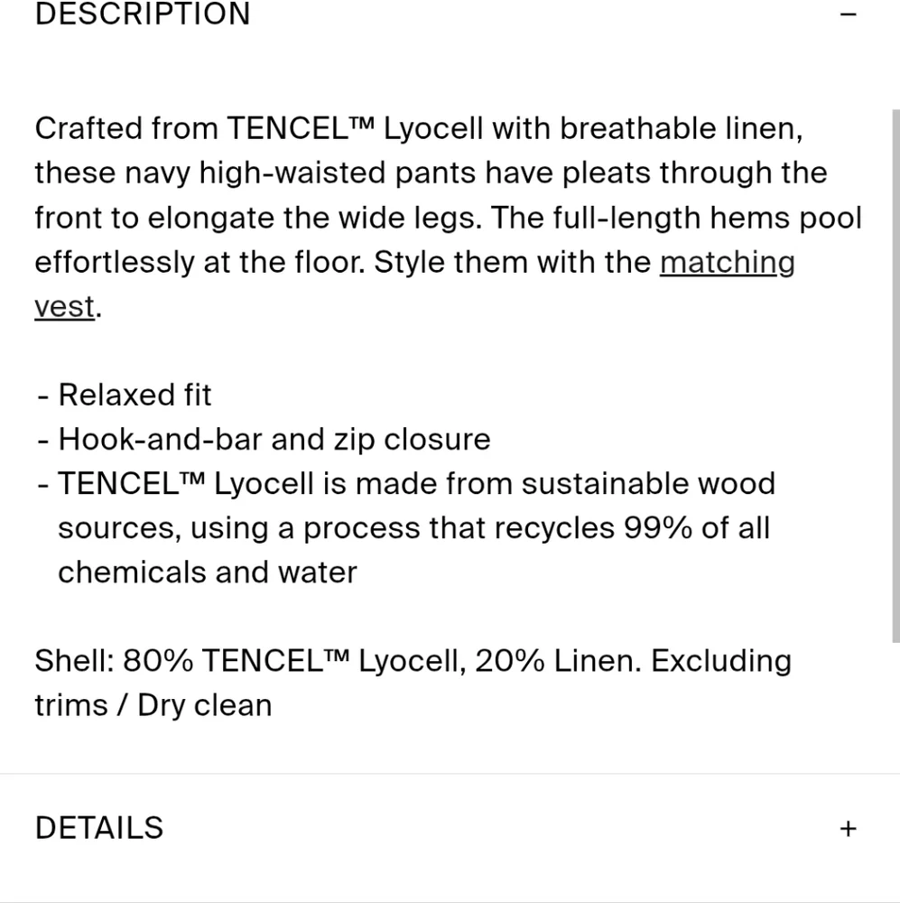 COS Black Wide Leg Pants - Picture 8 of 9